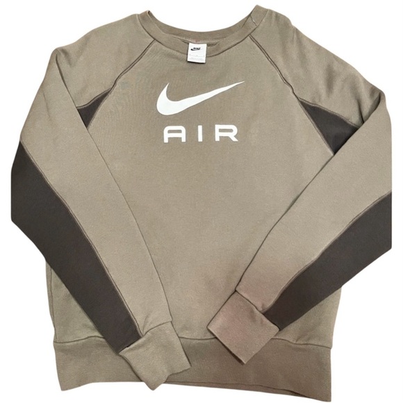 Men's Nike Air French Terry Crew Neck Sweatshirt Size M - Picture 5 of 10